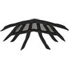 ABUS Fliegennetz Moventor 2.0 Accessorio per Caschi da Bici - S/M/L - Nero