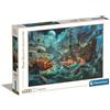 Clementoni Gadget - Clementoni: Pirates Battle (Puzzle 6000 Pezzi) - Clementoni