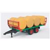 Bruder Gadget - Bruder: 2220 - Rimorchio Con 8 Balle Fieno Rotonde - Bruder