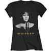 Rock Off Gadget - Whitney Houston: Rock Off - Black & White Photo (T-Shirt Donna Tg. 2XL)