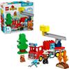 Lego Gadget - Lego: 10473 - Duplo Town - Autopompa Con Manichetta E Pompiere - Lego