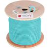 TECHLY PROFESSIONAL Cavo - Rete - Matassa U/utp Cavo Cat.6a Rame 305m Lszh Rigido Blu
