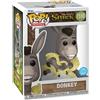 Funko Gadget - Shrek: Funko Pop! Movies - Donkey (Glowing) (Vinyl Figure 1598) - Funko