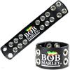 BOB MARLEY Wristband Bracelet Braccialetto grommets OFFICIAL MERCHANDISE RARE!