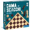 Clementoni Gadget - Clementoni Ricreativi Board Games Scacchi E Dama In Legno - Clementoni