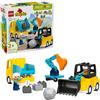 Lego Gadget - Lego: 10475 - Duplo Town - Veicoli Da Cantiere 3 In 1 - Lego