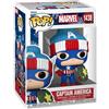 Funko Gadget - Marvel: Funko: Pop! Holiday 2024 - Captain America (Vinyl Figure 1438)