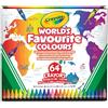 Crayola Gadget - Crayola: World'S Favourite Colours - 64 Pastelli A Cera - Crayola