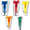 SODIAL Set di 5 Taglie 1/4" 3/8" 1/2" 3/4" 1" per Cucito e Patchwork. X3N52106
