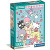 Clementoni Gadget - Clementoni: Puzzle 1000 Pz - Hello Kitty - Clementoni