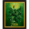 Pyramid Gadget - Nintendo: Pyramid - The Legend Of Zelda - Link (Framed 25X20 Cm 3D Lent