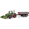 Bruder Gadget - Bruder: 2182 - Trattore Fendt Vario 211 Con Benna E Rimorchio - Bruder