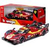 Bburago Gadget - Bburago: Ferrari 499P 2024 24H Le Mans Hypercar (N.51) 1:24 - Bburago