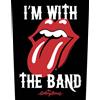 ROLLING STONES Back Patch Toppa Gigante I'm With The Band OFFICIAL MERCHANDISE