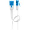 GOOBAY Cavo - Rete - Cavo Di Rete Patch Piatto In Rame Cat.6a Utp 10m Bianco