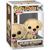 Funko Gadget - Pets: Funko Pop! Pets - S3 - Golden Retriever (Vinyl Figure 15) - Funko