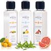 MAISON BERGER Cofanetto Estivale, 3 Ricariche Lampe Berger, 3 x 250 ml