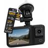 Denver Dash Cam Auto, Dashcam per Auto, Telecamera Doppia