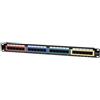 INTELLINET NETWORK SOLUTIONS INTELLINET CAT6 Color-Coded Patch Panel, 24-Port, UTP, 1U