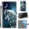 KENHONER Custodia per Xiaomi Redmi Note 13 Pro 5G, Lupo