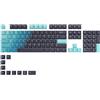 GLORIOUS Gaming 114x GPBT Keycaps - Cherry Profile, Super Durable PBT Plastic, Eye Catching Aesthetics, Superior Sound, Fade Resistance, American US Layout - Celestial Ice