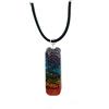 Gavya International, Chakra Ciondolo Orgone Chakra Healing Ciondolo Con Cordoncino Nero Collana Con Pietre Di Cristallo Collana Con Protezione Energetica Unisex Allevia Lo Stress E Rafforza, Multi