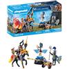 PLAYMOBIL Novelmore 71645 Battaglia per l'armatura, con due cavalieri, un cavallo e preziosa armatura, giocattolo per bambini dai 4 anni in su