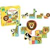Vilac Vilac7703 - Set di animali di Savannah magnetici, multicolore
