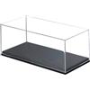 Jiuvaso Vetrina espositiva in Acrilico Trasparente per modellini di Auto in 1/87, per Veicoli da Collezione in Miniatura, Auto Giocattolo, Organizer, 106x46x40mm