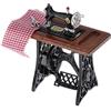 Luwecf Set Completo di Macchine da Cucire e Accessori per Bambole 1:12