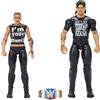 Mattel WWE Main Event Championship Showdown, confezione da 2 action figure e accessori, serie #20 Dirty Dominik Mysterio vs Rhea Ripley da collezione