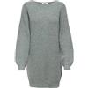 JDY JDYwhitney Megan L/S Boat Dress Knt Noos Vestito Donna | Relaxed Fit, Maniche lunghe, Lunghezza mini, Casual, Temperatura massima 30°C ciclo normale