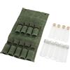 Generic Borsa Portaoggetti per Condimenti Borsa Portatile per Bottiglie di Spezie da Campeggio con 9 Bottiglie per Barbecue All'aperto, Pieghevole e Comoda, Adatta per Campeggio e Picnic (GREEN)