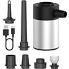 Toddmomy 1 set di pompa ad aria portatile per gonfiabili, ultra potente, mini pompa per materassi ad aria, batteria ricaricabile, ugelli inclusi, gonfiatore facile per galleggianti da piscina,