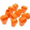 PACKOVE 10 Pezzi Tappo di Scarico Kayak Tappo Foro Drenaggio in TPE Arancia, a Pressione, Resistente All'abrasione, per Canoe e Barche