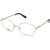 Love Moschino MOL624 000 | Occhiali da Vista Graduati | Metallo | Cat Eye, Ovali / Ellittici | Oro | Adrialenti