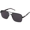 Hugo by Hugo Boss Hugo Boss HG 1384/S 003/IR | Occhiali da Sole Graduati o Non Graduati | Prova Online | Metallo | Quadrati | Nero | Adrialenti