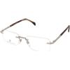 David Beckham DB 1202 H16 | Occhiali da Vista Graduati | Metallo | Rettangolari | Argento | Adrialenti