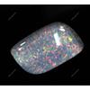 Pietra preziosa doppia arcobaleno nera certificata opale di fuoco naturale 13...