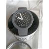 Orologio O bag O clock OROLOGIO CON CINTURINO SILICONE GRIGIO TG. M CON SCATOLA REGALO