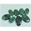 250 ct. Lotto 08 pezzi pietre preziose naturali sfuse cabochon ovale malachit...