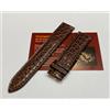 Eberhard Cinturino coccodrillo marrone Eberhard 21021 Aliante originale no fibbia