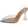Botticelli Scarpe Donna Trasparenti Tacco Lusso Sexy Decoltè Moda Fashion strass