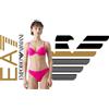 Emporio Armani EA7 EMPORIO ARMANI - BIKINI ROSA - SPALLINE REGOLABILI - COPPA IMBOTTITA