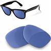 lenti polarizzate di ricambio newpolar per ray ban 2140 taglia 50 colore blu