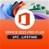 Microsoft Office 2021 Professional Plus | Attivazione telefonica | 1 PC | A vita