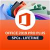 Microsoft Office 2019 Professional Plus | Retail | 5 PC | Licenza a vita