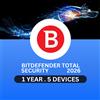Bitdefender Total Security 2026 | 5 Dispositivi | 1 Anno