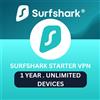 Surfshark Starter VPN | Dispositivi illimitati | 1 anno