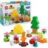 LEGO DUPLO Peppa Pig Gita in Campeggio con Papà - Giochi Montessori per Bambine e Bambini da 2 Anni - con Tenda, Canoa, Falò e 2 Personaggi - Sviluppo Motricità Fine e Abbinamento dei Colori - 10452